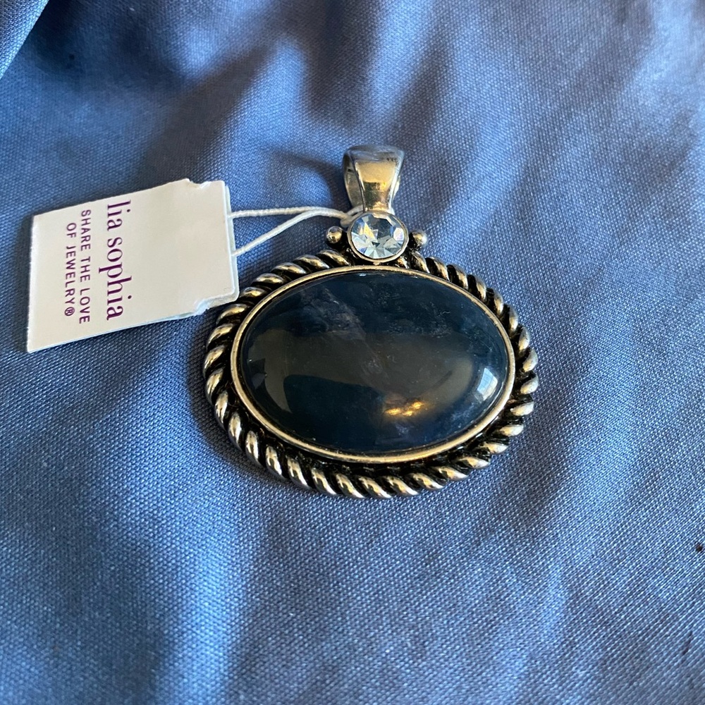 Lia Sophia “Denim Dreams” Slide Pendant